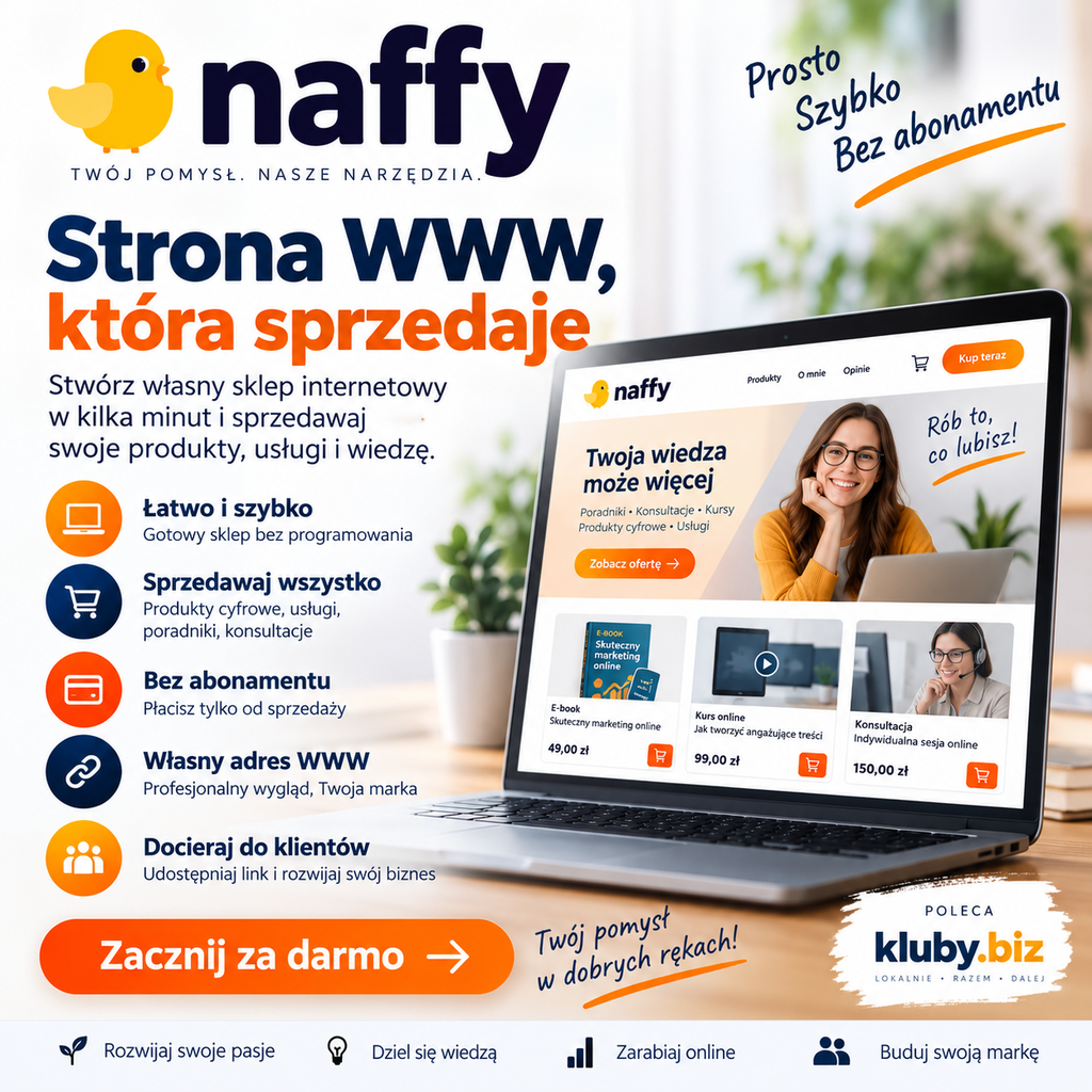 Strona WWW, która sprzedaje